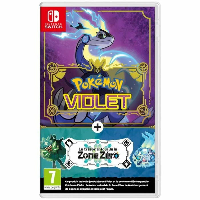 Videopeli Switchille Pokémon Violet + The Hidden Treasure of Area Zero (FR)