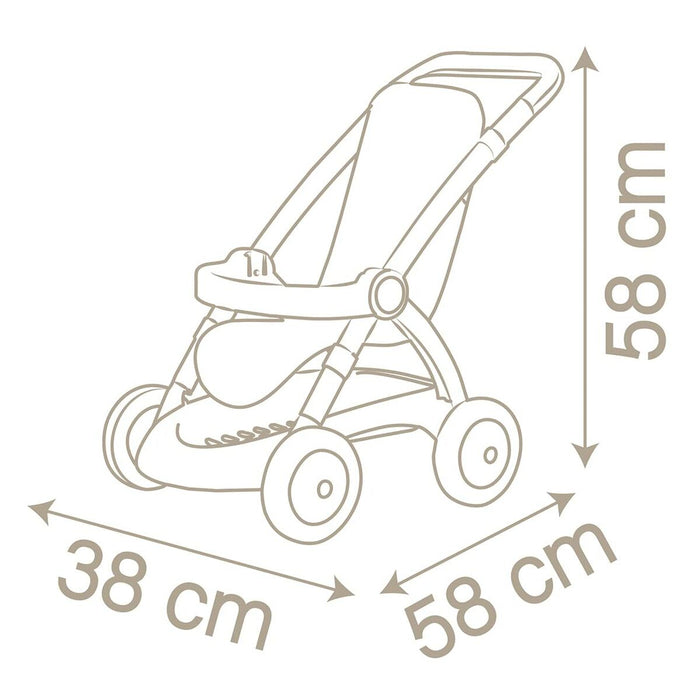 Nuken vaunut Smoby Stroller (58 cm)