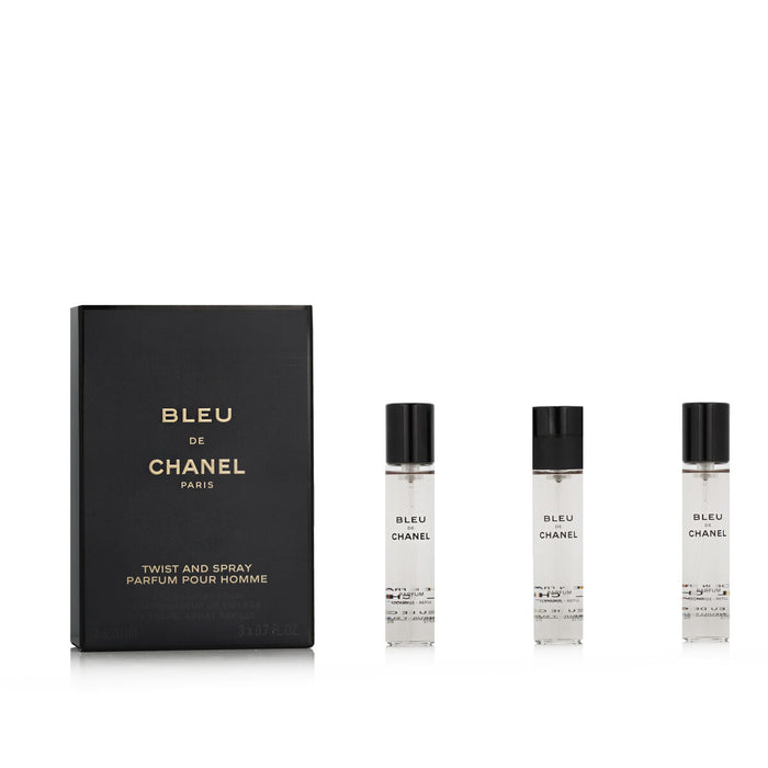 Naisten parfyymi Bleu Chanel Bleu de Chanel Parfum EDP (3 x 20 ml) EDP 2 Kappaletta