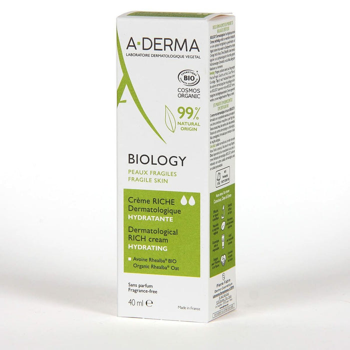 Kosteuttava kasvovoide A-Derma Biology (40 ml)