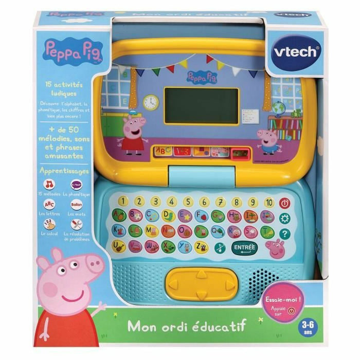 Kannettava tietokone Vtech Peppa Pig 3-6 vuotta Interaktiivinen lelu