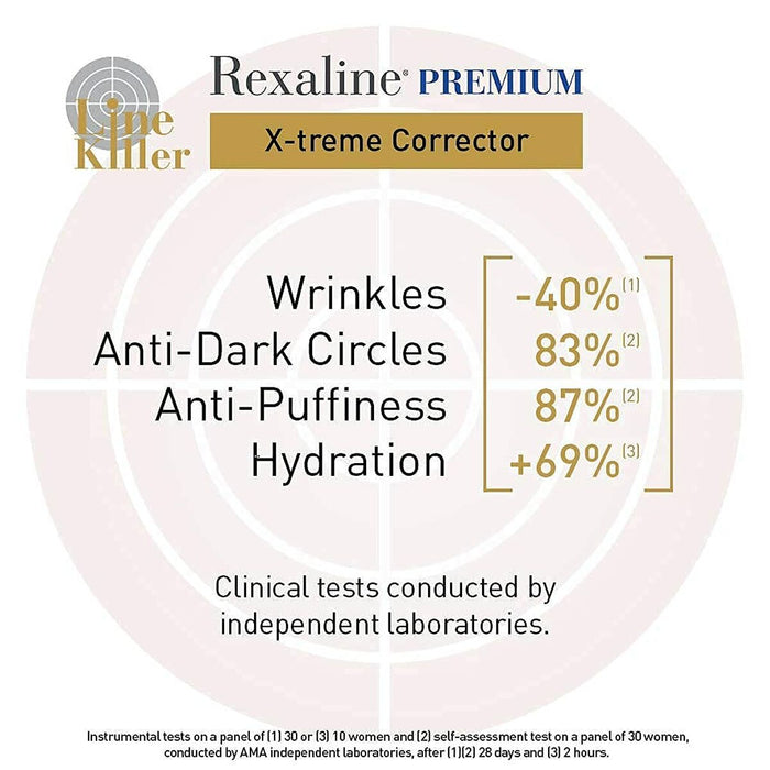 Anti-ageing voide silmänympärysalueelle Premium Line Killer X Treme Rexaline 15 ml
