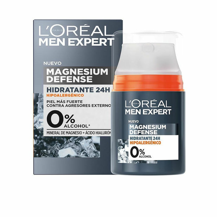 Kosteuttava kasvovoide L'Oreal Make Up Men Expert Magnesium Defense 24 h 50 ml