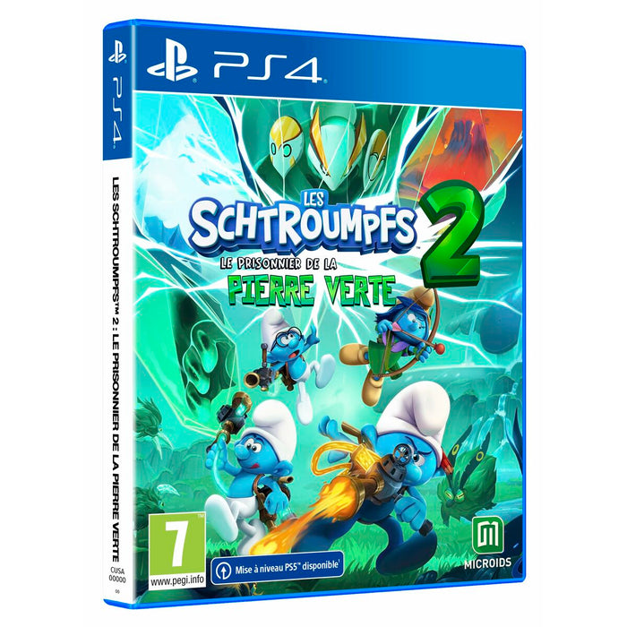 PlayStation 4 -videopeli Microids The Smurfs 2 - The Prisoner of the Green Stone (FR)