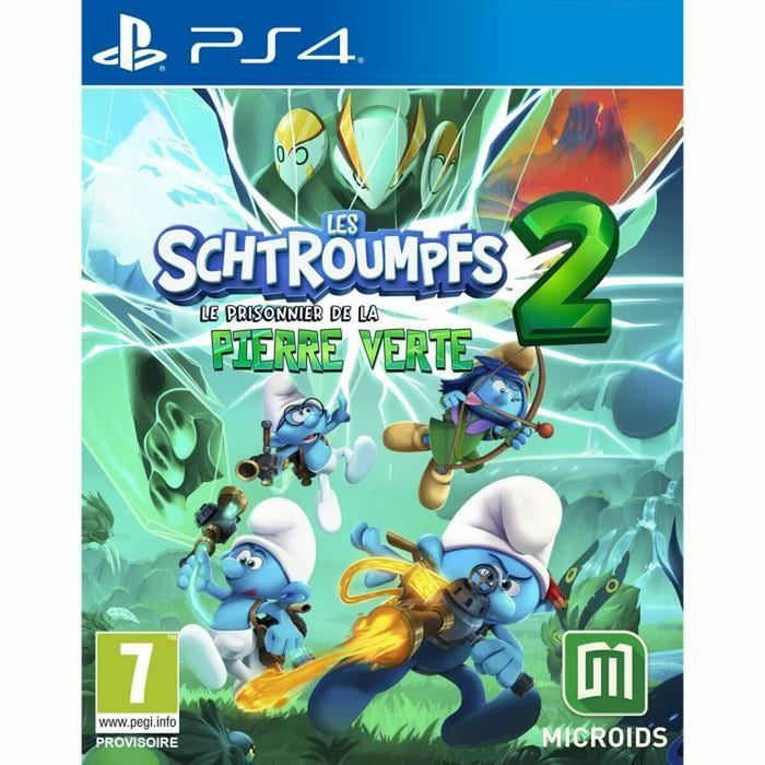 PlayStation 4 -videopeli Microids The Smurfs 2 - The Prisoner of the Green Stone (FR)