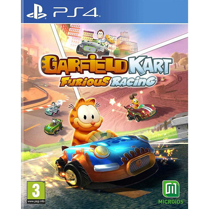 PlayStation 4 -videopeli Meridiem Games Garfield Kart: Furious Racing