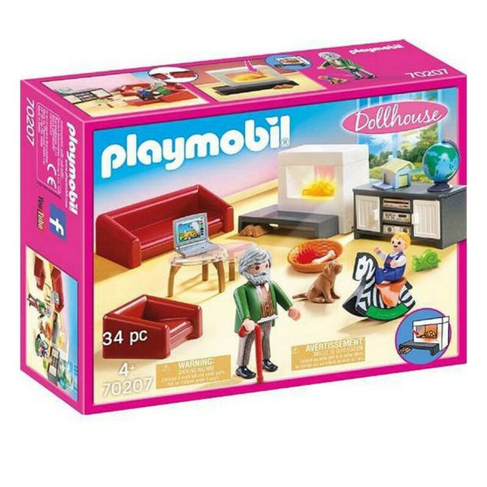 Playset Dollhouse Living Room Playmobil 70207 Ruokailusetti (34 pcs)