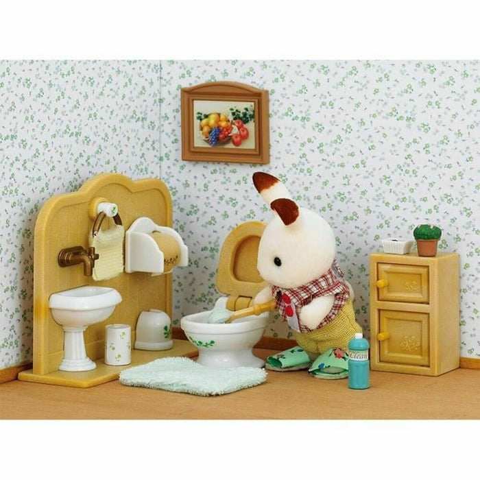 Toimintahahmot Sylvanian Families Chocolate Rabbit and Toilet Set