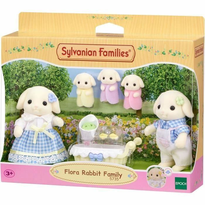 Nukkekodin tarvikkeet Sylvanian Families 5735 Flora Rabbit family