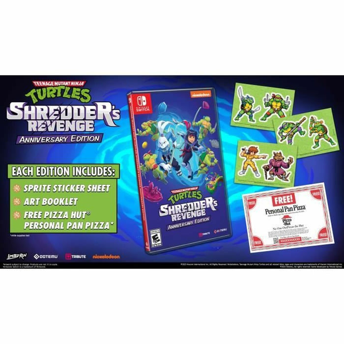Videopeli Switchille Just For Games TMNT: Shredder's Revenge - Anniversary Edition