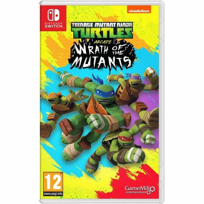 Videopeli Switchille Just For Games Teenage Mutant Ninja Turtles Wrath of the Mutants (FR)