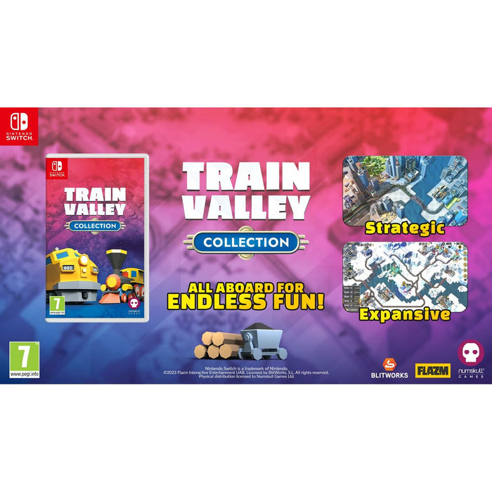 Videopeli Switchille Just For Games Train Valley Collection (EN)