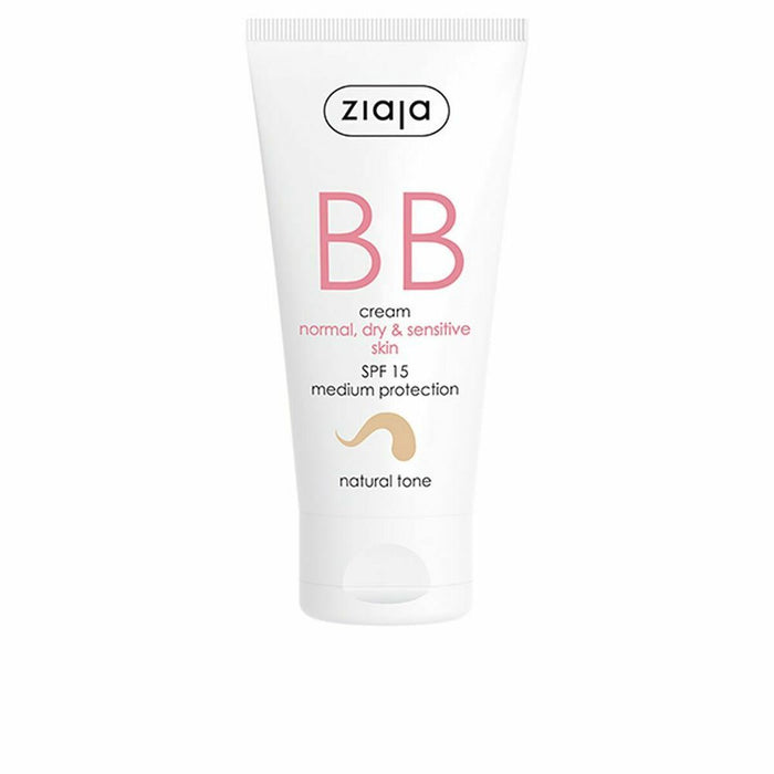 Värillinen kosteusvoide Ziaja Bb Cream Luonnollinen Spf 15 50 ml
