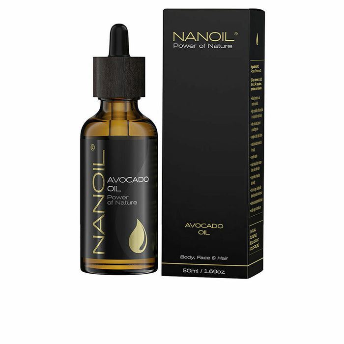 Kasvoöljy Nanoil Power Of Nature Avokadoöljy 50 ml