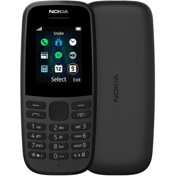 Matkapuhelin Nokia 105 1,8" Musta 128 GB