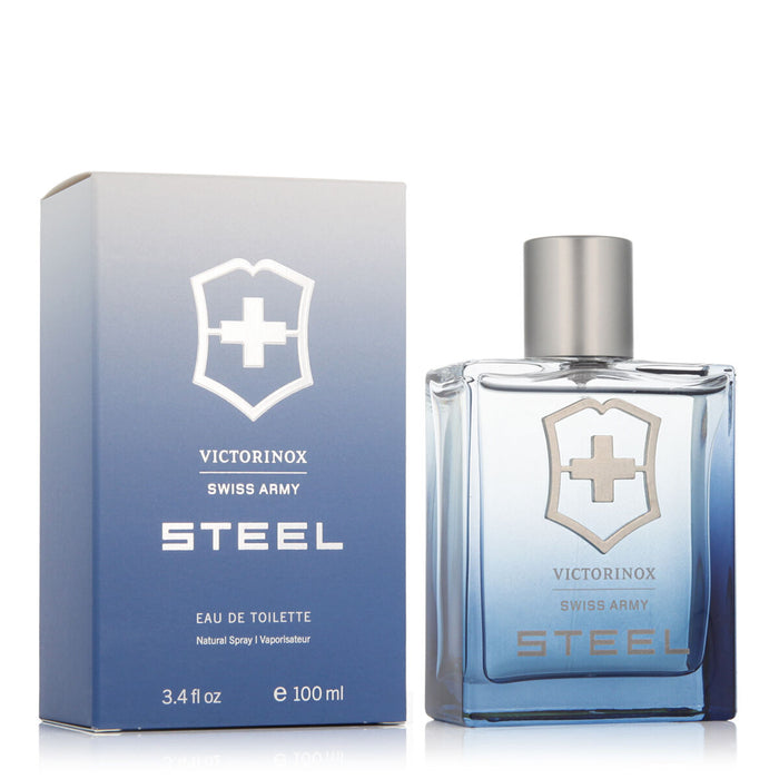 Miesten parfyymi Victorinox EDT Steel 100 ml
