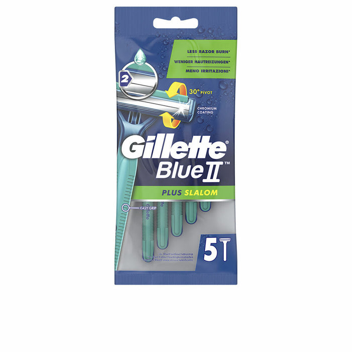 Kertakäyttöhöylä Gillette Blue II Plus Slalom 5 osaa