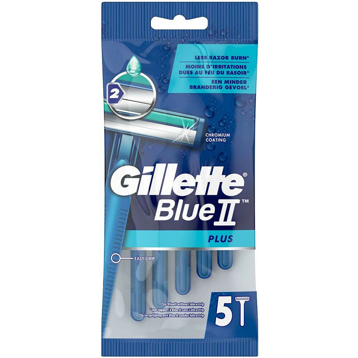 Sheivausterät Gillette Blue Ii Plus 5 osaa
