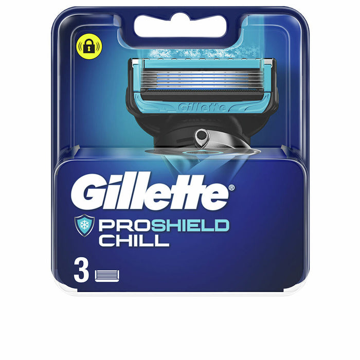 Vaihtopartaterä Gillette Fusion Proshield Chill 3 Kappaletta