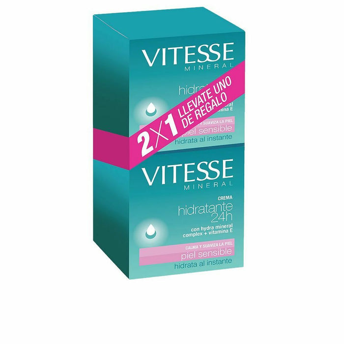 Kosteuttava kasvovoide Vitesse Mineral 24 h (2 x 50 ml)