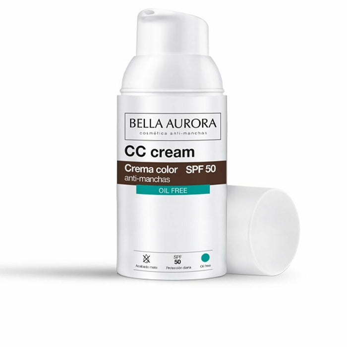 CC Cream Bella Aurora Spf 50 Öljytön (30 ml)