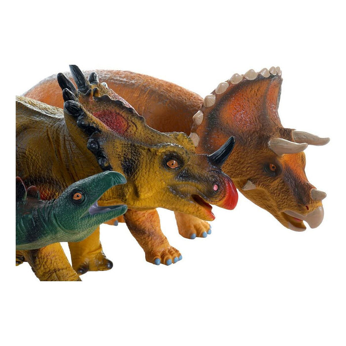 Dinosaurus DKD Home Decor 6 osaa 48 x 23 x 34,5 cm Pehmeä