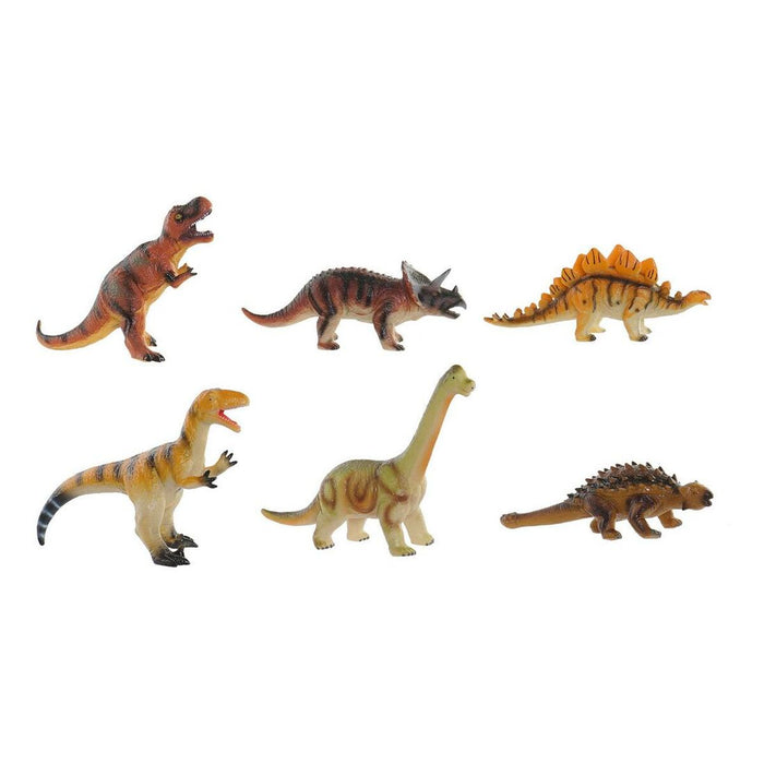 Dinosaurus DKD Home Decor 6 osaa 29 x 15 x 21 cm Pehmeä