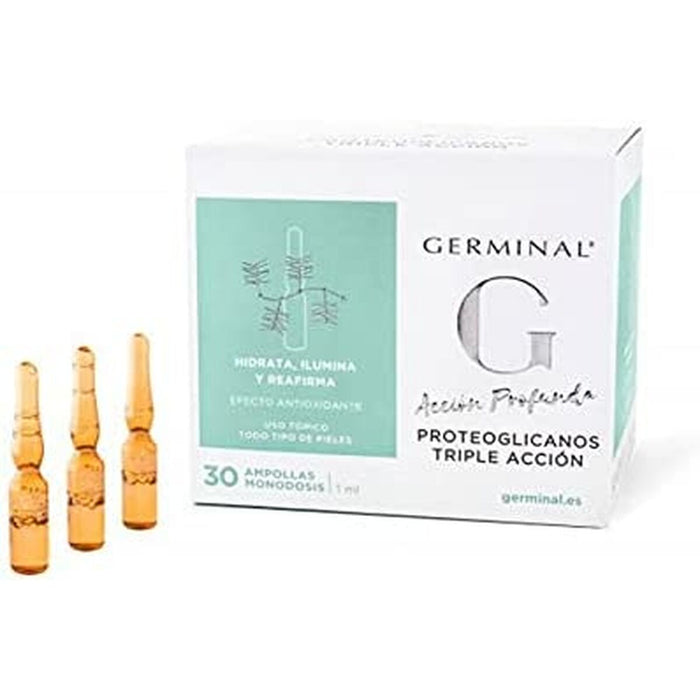 Anti-Aging-hoito kasvoille ja kaulalle Germinal Acción Profunda Proteoglicanos 30 x 1 ml