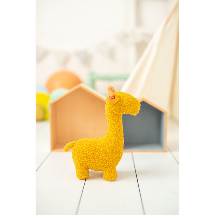 Pehmolelu Crochetts Bebe Keltainen Dinosaurus Kirahvi 30 x 24 x 10 cm 2 Kappaletta