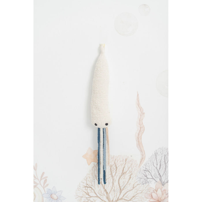 Pehmolelu Crochetts OCÉANO Sininen Mustekala Valas Paholaisrausku 29 x 84 x 29 cm 4 Kappaletta