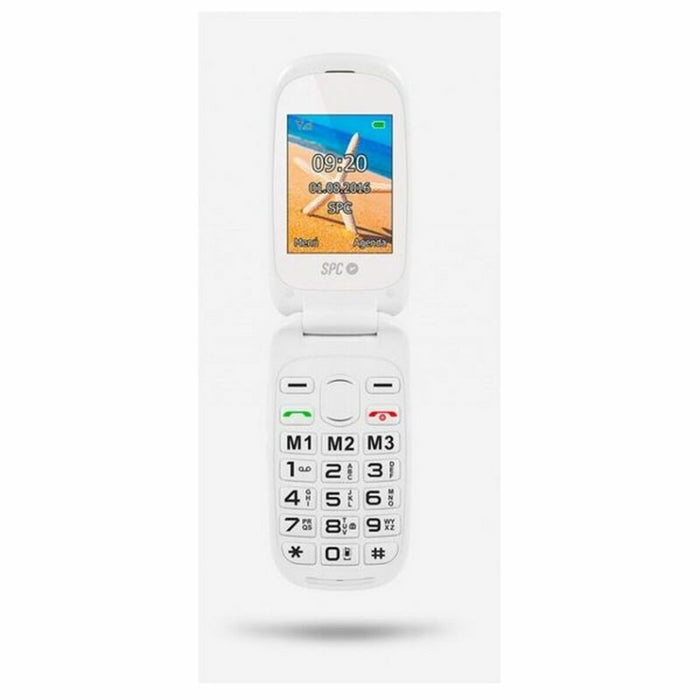 Matkapuhelin SPC Internet HARMONY WHITE Bluetooth FM 2,4" Valkoinen