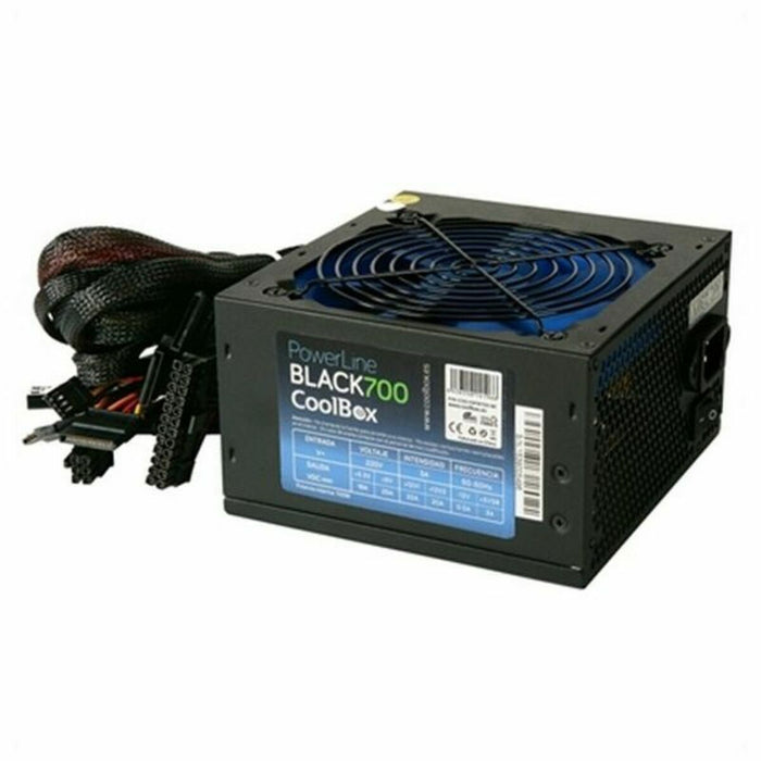 Virtalähde CoolBox COO-FAPW700-BK 700 W ATX Musta Sininen