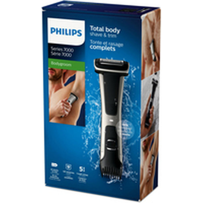Hiustenleikkuri/partakone Philips Afeitadora corporal apta para la ducha Musta