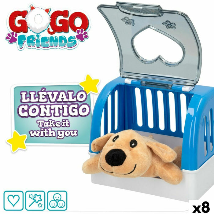 Plyysikankainen lemmikki GoGo Friends 18,5 x 15,5 x 13 cm (8 osaa)