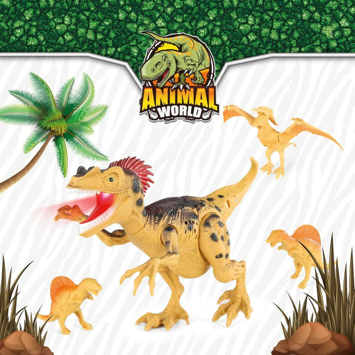 Setti dinosaurusta Colorbaby 4 Kappaletta 6 osaa 23 x 16,5 x 8 cm Dinosaurukset